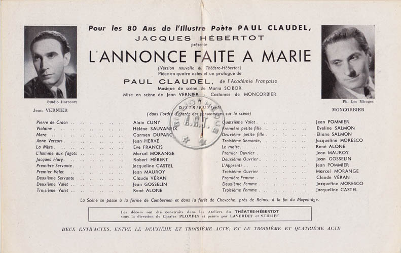 Les programmes de Théatre de l\